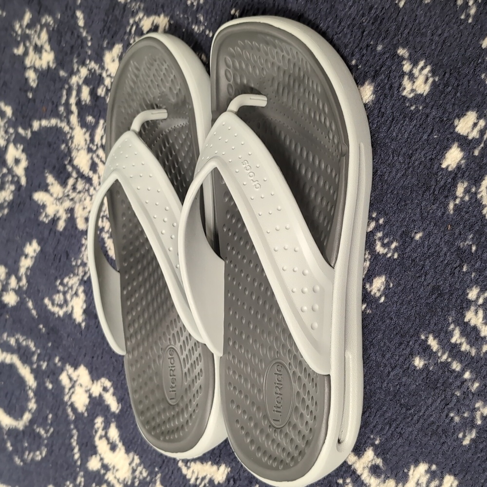 Mens Crocs Literide Size 11 Grey - Picture 3 of 9